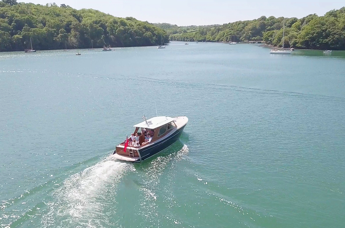 Alice Rose (The Nare's traditional gentleman’s motor launch) is now back on the water.  Many guests have enjoyed a jolly day aboard her, gaining a unique perspective of this Area of Outstanding Natural Beauty and exploring the coast in discerning style. bit.ly/44iMRYd