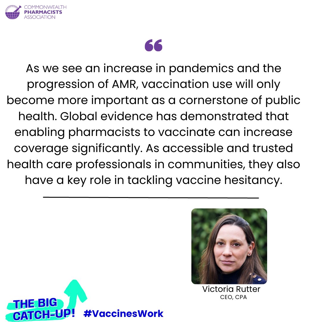 Stay ahead of the game — Maximize vaccine coverage through pharmacists! 

In her latest article, our CEO, @ReturnoftheVIC , explores the growing global effort to improve vaccination through pharmacists.

Read the article - flemingfund.org/publications/g…

#WorldImmunizationWeek