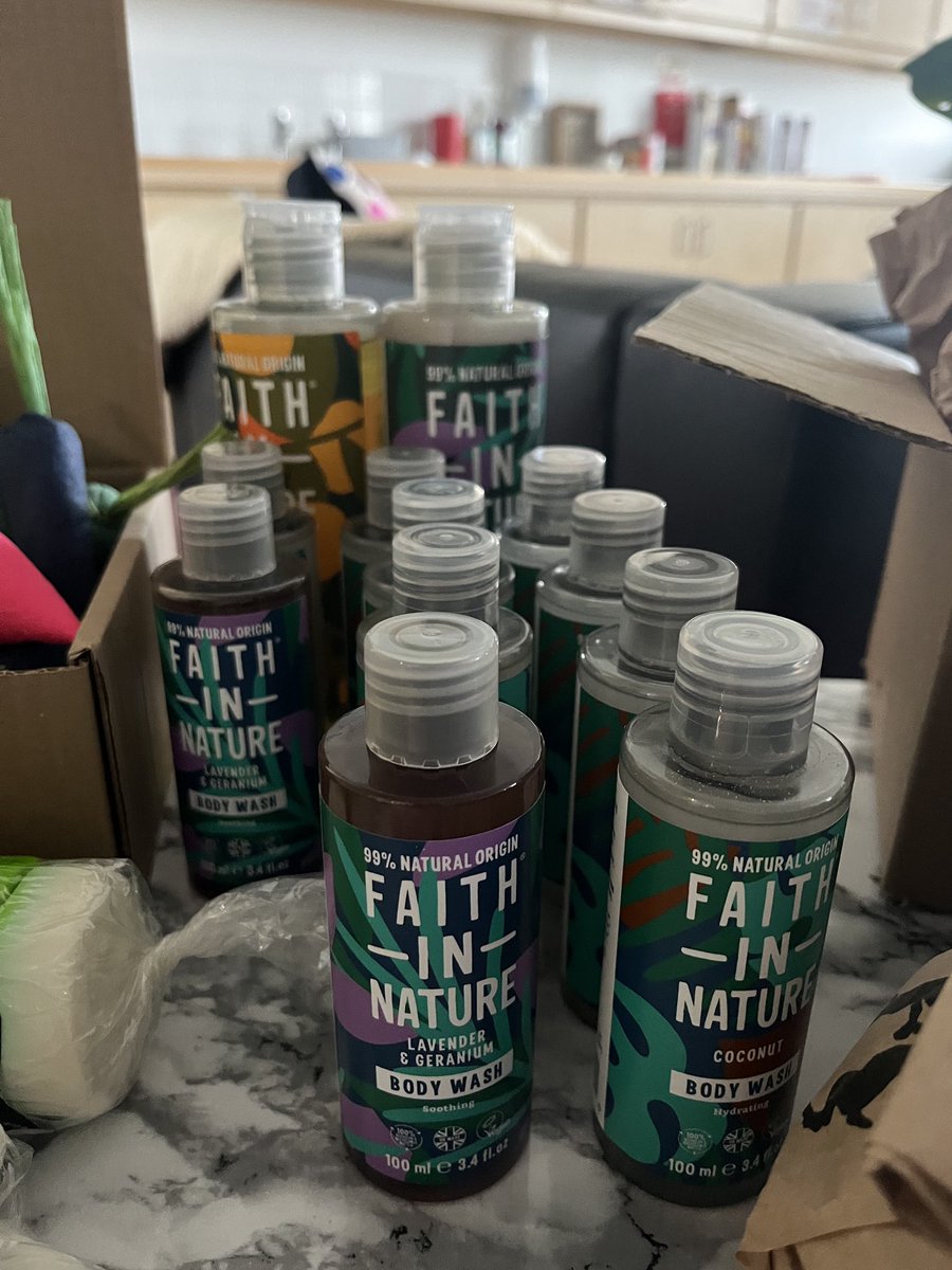 We’re so humbled to receive these superb @FaithInNature products as a donation to Unity Community. It means we can offer our families help with toiletry products as part of our commitment to assisting during the #CostOfLivingCrisis.