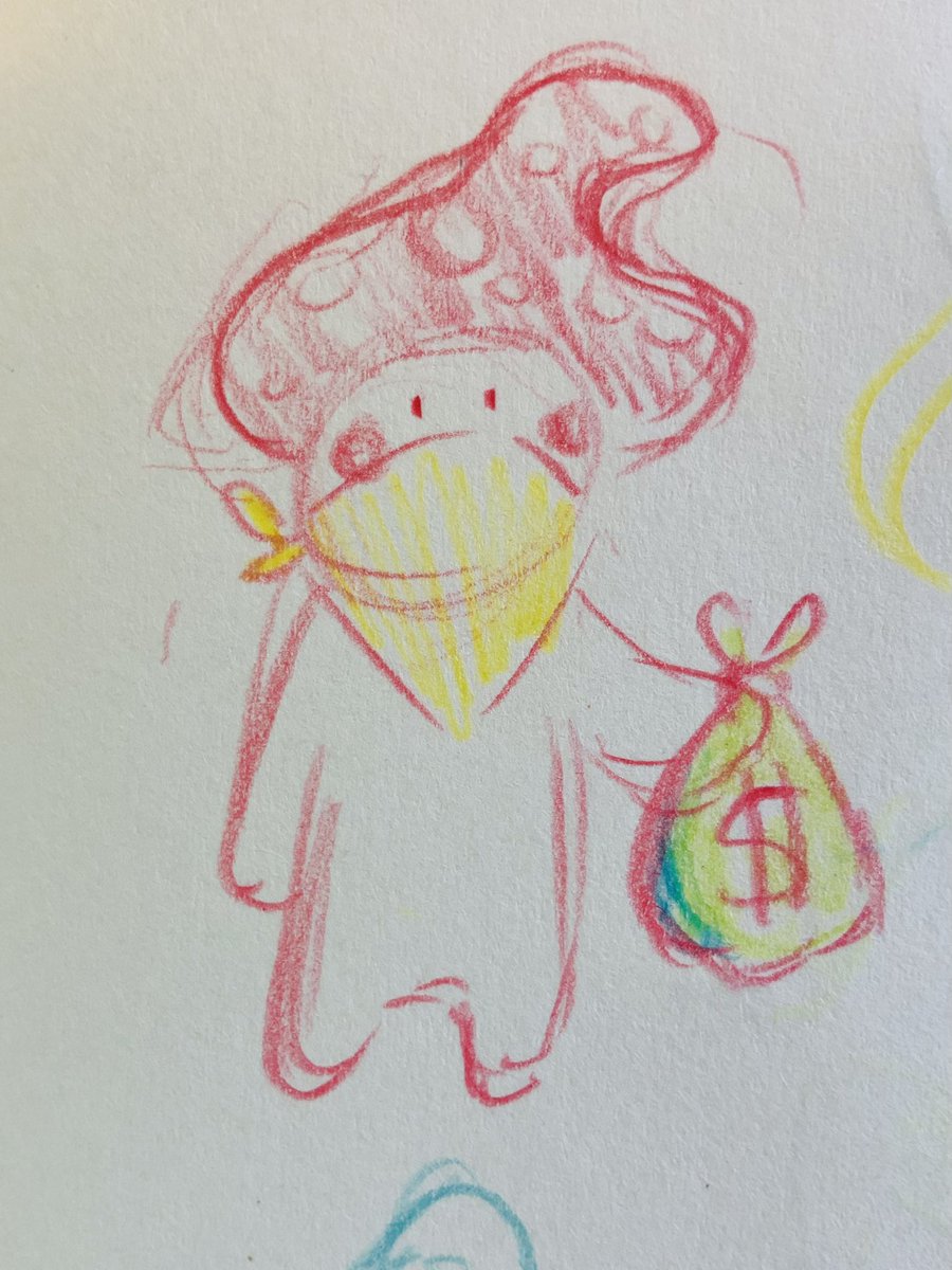 PearWitch's tweet photo. Working on a new thing 🍄✨Guess the theme 💰
#WitchWoods #art https://t.co/NV4JI1ueWn