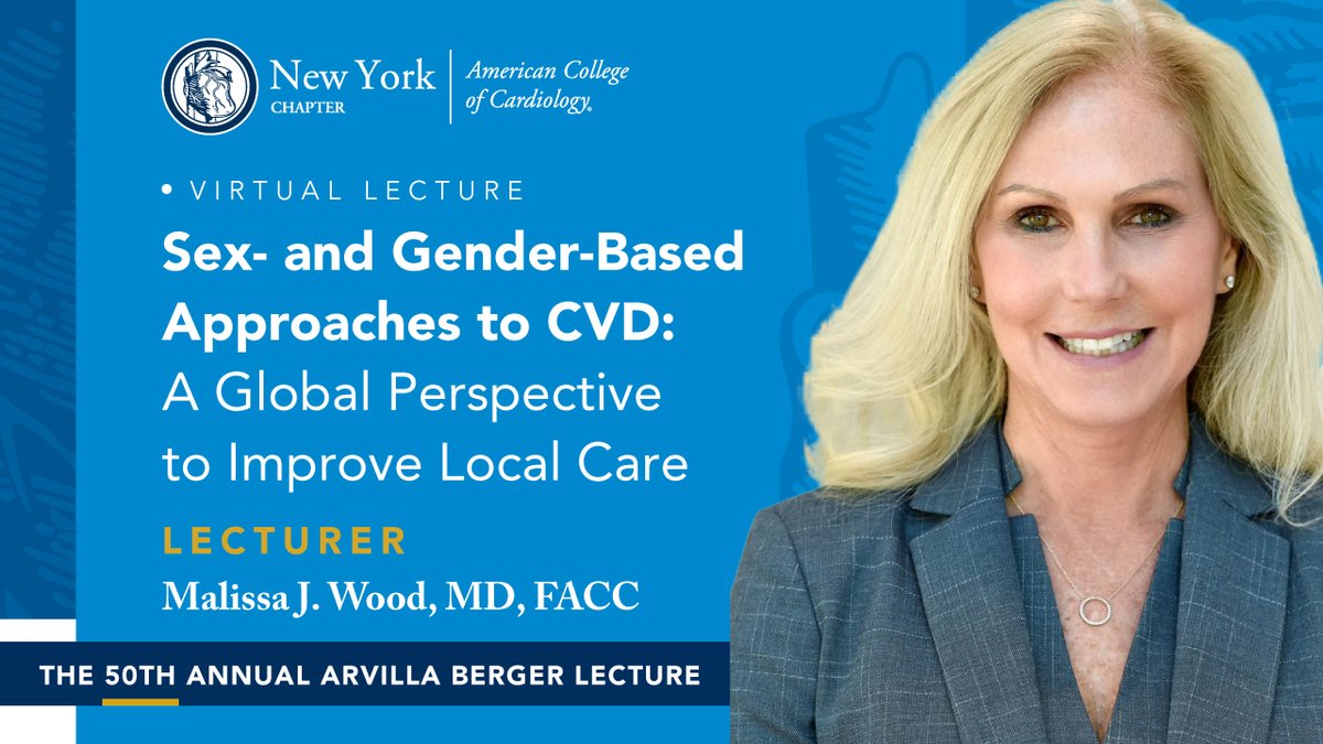 Missed the 2023 Arvilla Berger Lecture with @drmalissawood? You can watch 'Gender-Based Approaches to CVD: A Global Perspective to Improve Local Care' now on our YouTube channel! > youtu.be/W8nvtJ-KyHw #ACCChapters #CardioTwitter