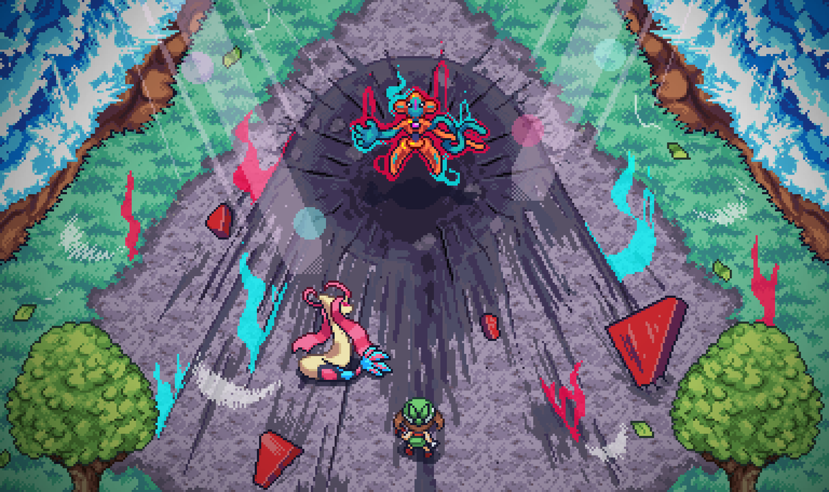 angryMonsterHam's tweet photo. Deoxys encounter !!!

How many of you actually got here? i never did but i was obsessed with theories about deoxys

#pokemon #pixelart #hoennredrawn #legendaryencounter https://t.co/f7ZNvPj3st