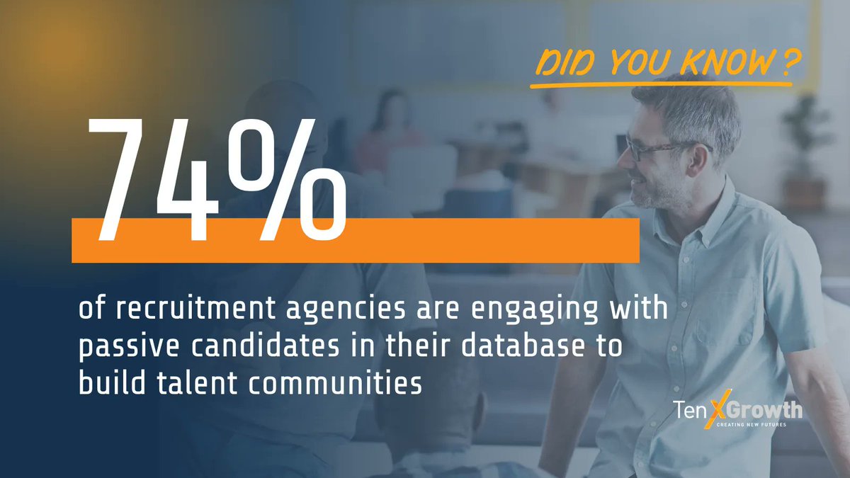 🤔It's #DidYouKnowTuesday, so we want to know, what's your take on this compelling stat?

We'd love to hear your thoughts on how this innovative approach is shaping the future of recruitment. Share your insights below! 👇 

#RecruitmentTrends #TalentCommunities #EngageAndEmpower
