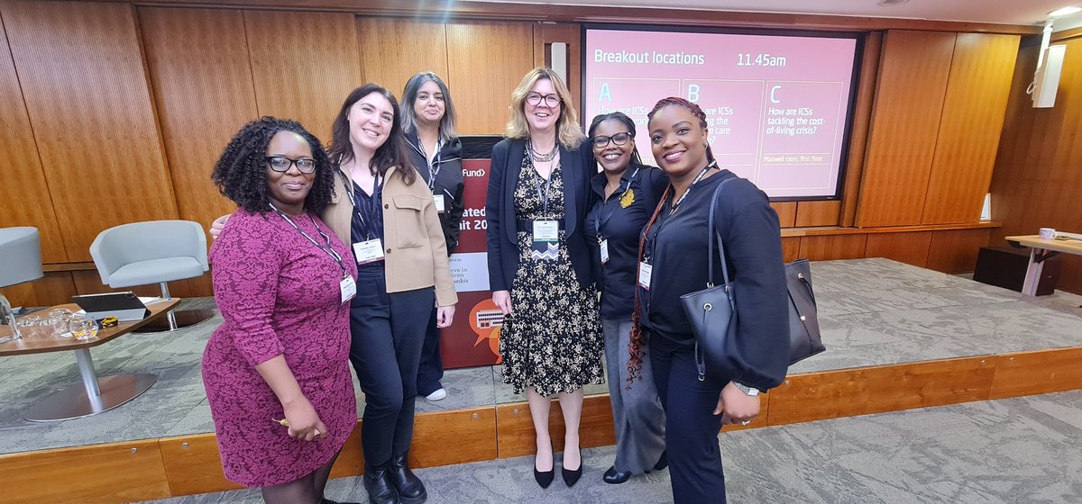 Very lovely and exciting to have Dr Claire Fuller join me & my colleagues in a discussion on the work we are doing with our CDs, in our various PCNs @TheKingsFund @CLCHNHSTrust @gugubee @BegumZaby Alyson Taylor & Ekaete Nquot. #KFICS23
#Tacklinghealthinequalities
#Integratedcare