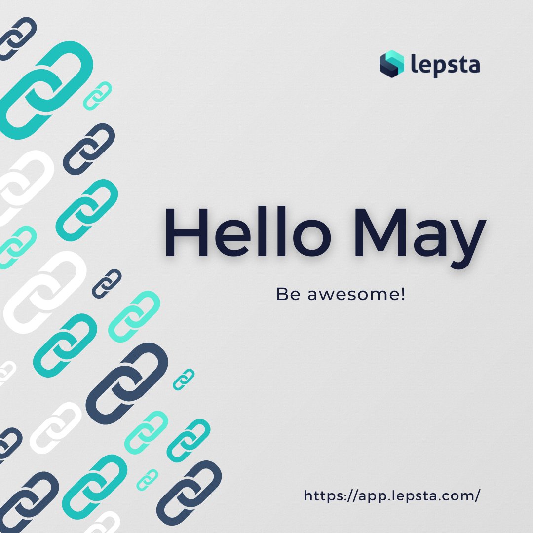 _lepsta's tweet photo. May this new month of May be filled with awesomeness and new possibilities. Cheers 🥂!

#may #may2023 #hnm #happynewmonth #lepsta #collaboration #tech #technology #development #software https://t.co/48xo9UF2dv