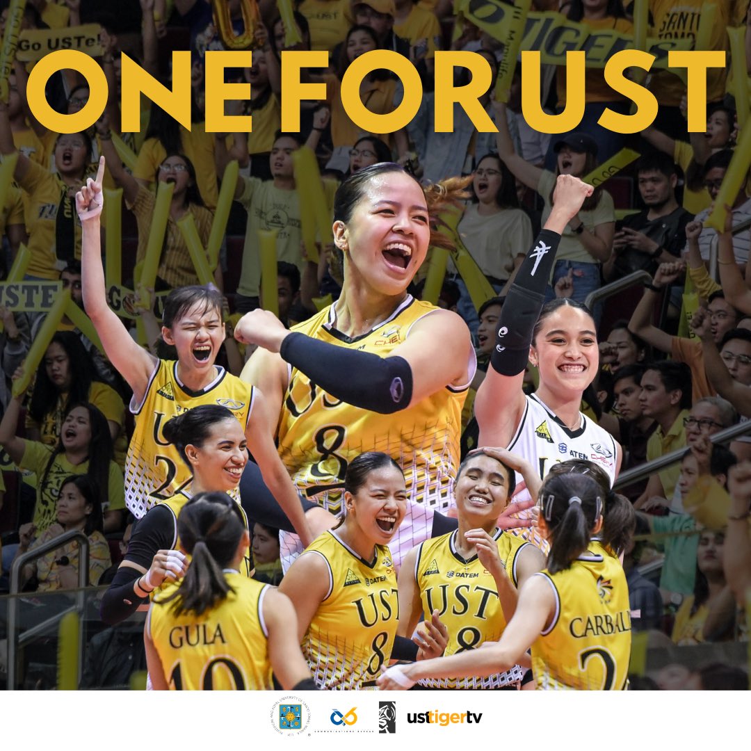 ustigertv's tweet photo. SEA OF YELLOW, SEE YOU TOMORROW! 💛

The UST Golden Tigresses will have their Game 1 of the Semi-finals tomorrow at the Smart Araneta Coliseum and let us show our all-out support by wearing yellow!

Go USTe! 🐯

Photos from the UAAP Media Team

#ItoNaKami #USTWVT #GoUSTe https://t.co/4OZd6F9JOh