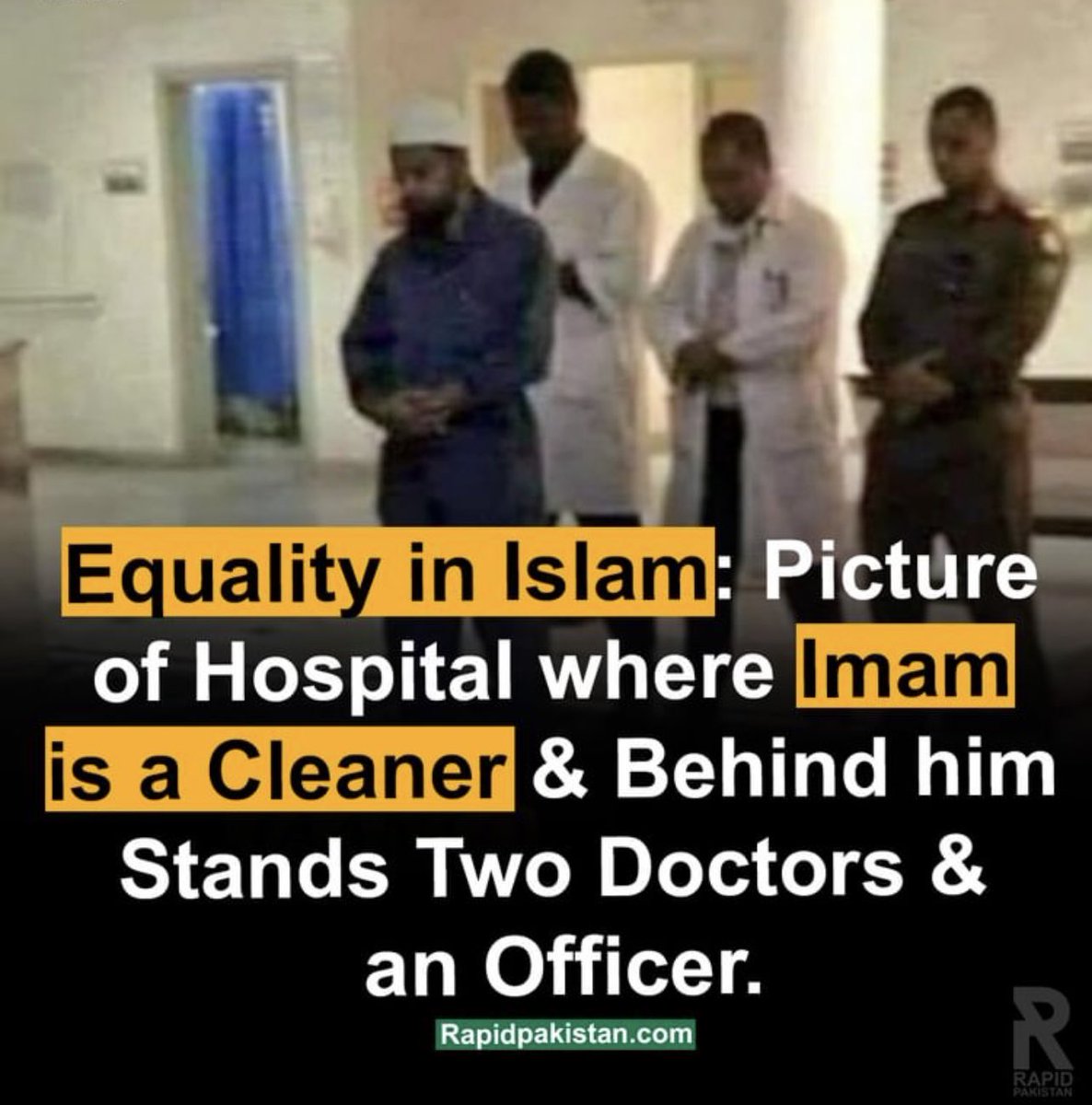 Shirink_13's tweet photo. No one is superior to others. 

That's the beauty of Islam. https://t.co/XB40T6YLpm