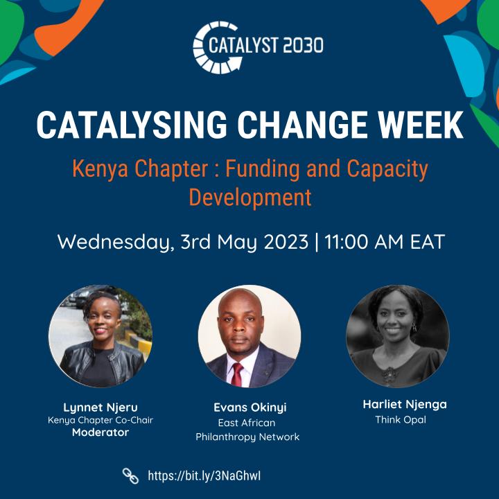 We look forward to this conversation during the catalysing change week by <a href="/Catalyst2030/">Catalyst 2030</a>  a global movement of people and organisations committed to achieving the UN Sustainable Development Goals by 2030. 
#funding #grants #proposals #catalyst2030