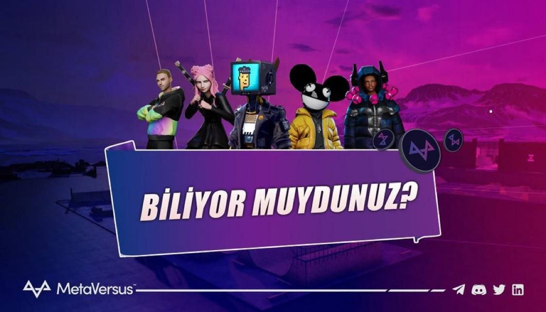MetaversusWorld, ziyaretçileri dijital modanın en ileri noktalarına yaklaştıran zengin, interaktif bir #3D dünya ve bu alandaki önde gelen projelerden bazılarıyla özel ortaklıklar kuracak 🔥

#kripto #NFT #Metaverse