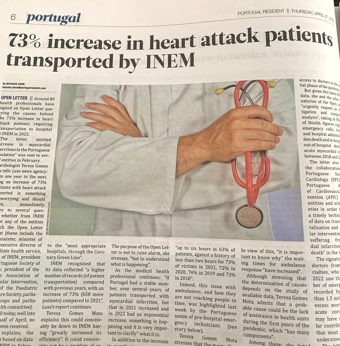 These are the headlines in Portugal but neither there nor here are we allowed a debate on this topic.

No one wants to discuss the excess deaths we are seeing around the world where the experimental ‘vaccines’ were rolled out.