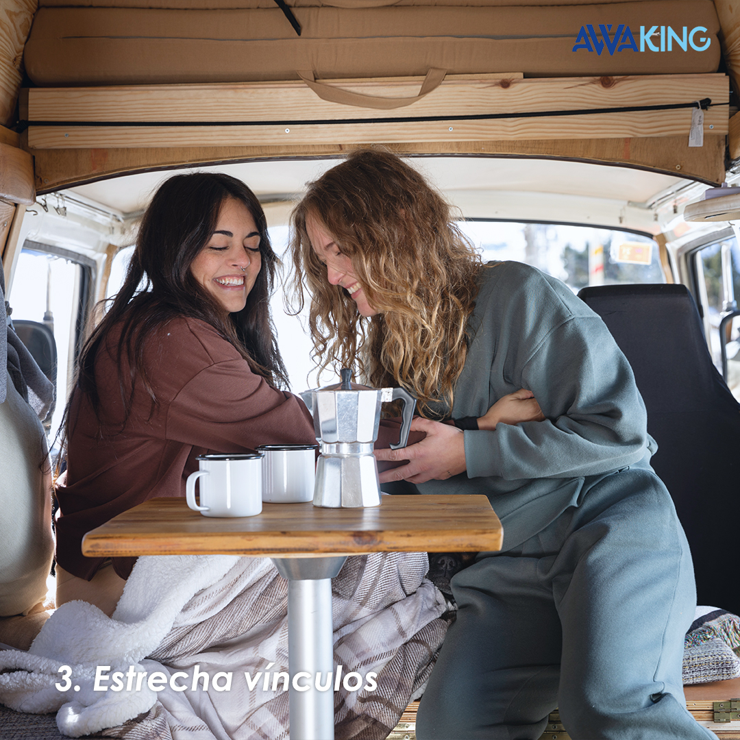 AwakingBrand's tweet image. Razones para ir de camping: 

RAZÓN 3. Estrecha vínculos.🫂

El camping es la mejor manera de conocer a tus amigos o pareja y de conectar con ellos.

#awaking #camping #camper #caravaning #vanlife