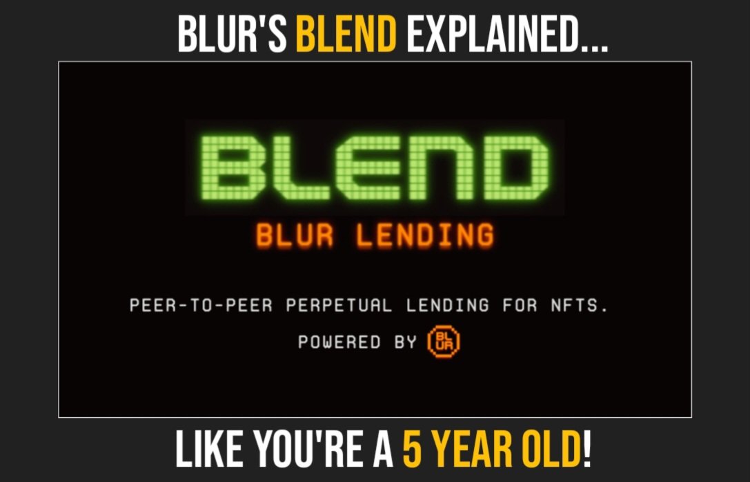Mani_NFTz's tweet photo. Blur's 'blend' explained like you are a 5 year old :

🧵👇 https://t.co/seLYHqtAIu