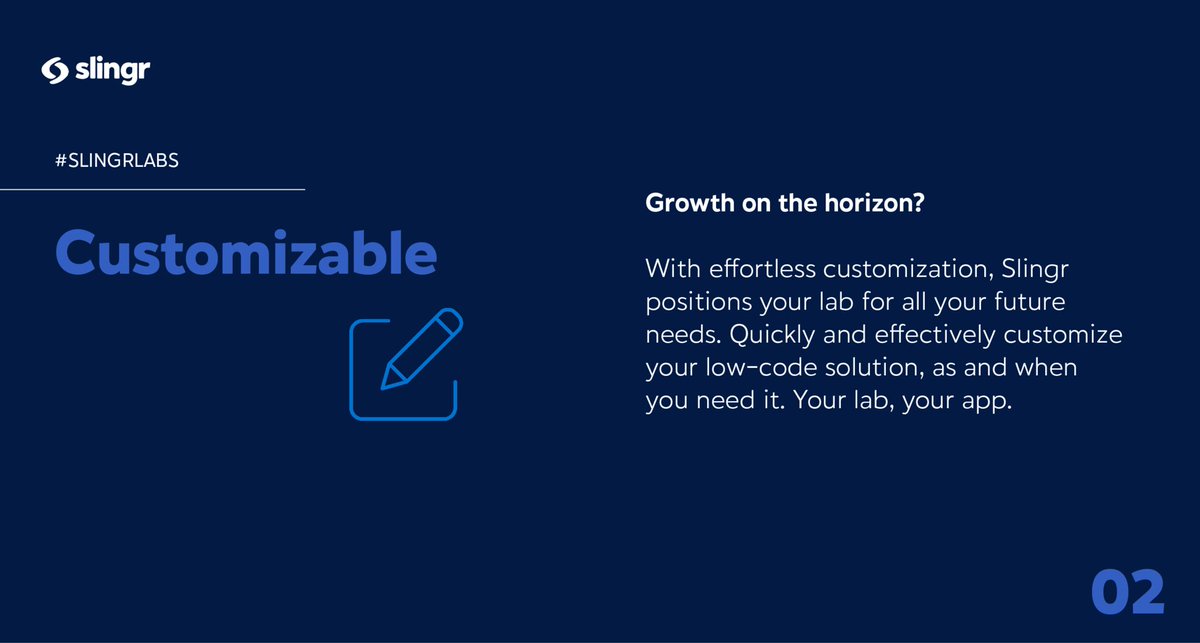 slingrnews's tweet image. Are you tangled up in a mess of data?
Whether breaking ground with a new clinical product or crushing a deadline to return sample results, Slingr has you covered with our intelligent, low-code powered lab sample management software.
#SlingrLabs #LIMS #LowCodeApp #LabAutomation