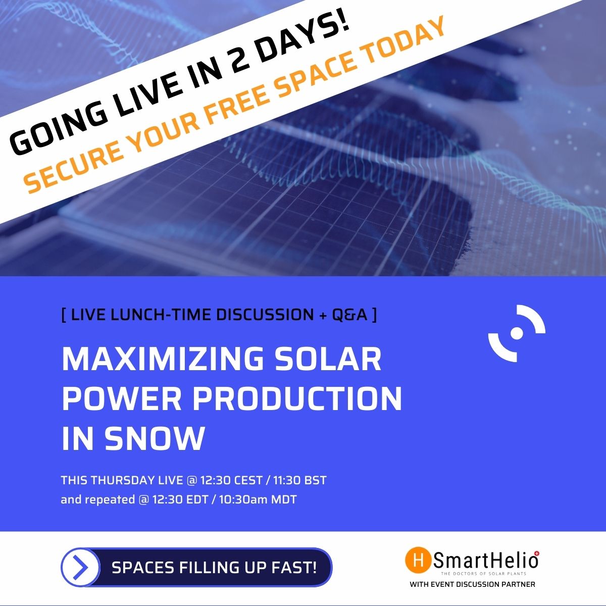 Wegaw (@we_gaw) on Twitter photo 🛰️ How can satellite imagery of ❄️ snow support 🌞 solar PV planning and development teams to reduce financial risk and LCOE? In just two days time you can find out! Book your space now wegaw.com/webinar-satell… #solarpower #RenewableEnergy #webinar #energytransition #climateTech 🛰️ How can satellite imagery of ❄️ snow support 🌞 solar PV planning and development teams to reduce financial risk and LCOE? In just two days time you can find out! Book your space now wegaw.com/webinar-satell… #solarpower #RenewableEnergy #webinar #energytransition #climateTech