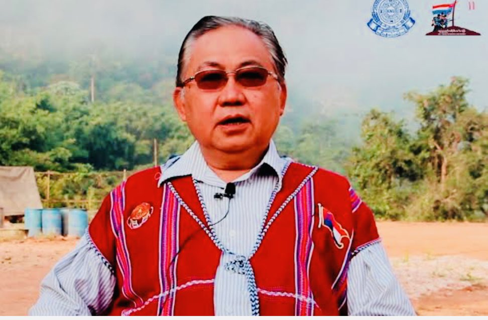 NimrodAndrew's tweet photo. Padoh Saw Kwe Htoo Win has been elected the 10th Chairman of the Karen National Union in #KNU 17th Congress this afternoon. Educated in Yangon University, Padoh Kwe Htoo previously served as general secretary and vice chairman. #WhatishappeninginMyanmar https://t.co/LE0Z9LNKX2