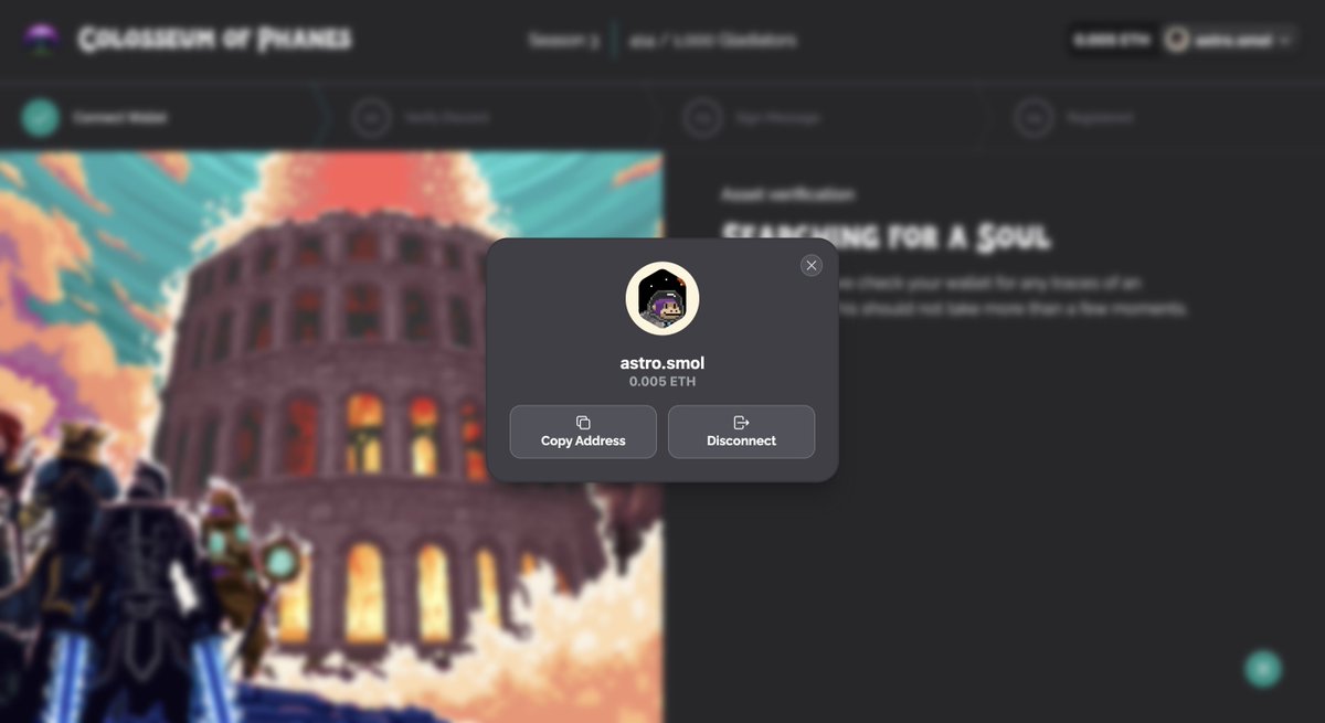 👀 New .smol Integreation at <a href="/LifeVerse_GG/">LifeVerse</a> Colosseum (colosseum.lifeverse.gg)