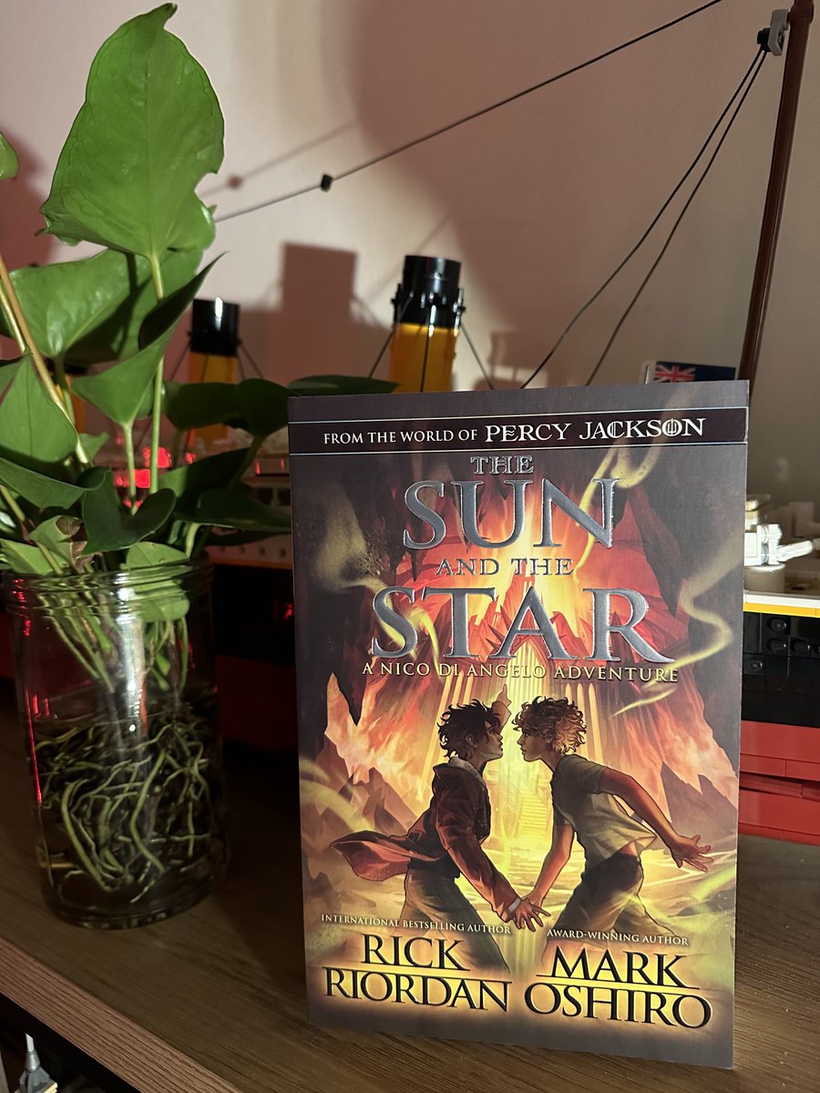 Happy gay! 😁🏳️‍🌈 @rickriordan #markoshiro #thesunandthestar #PercyJackson