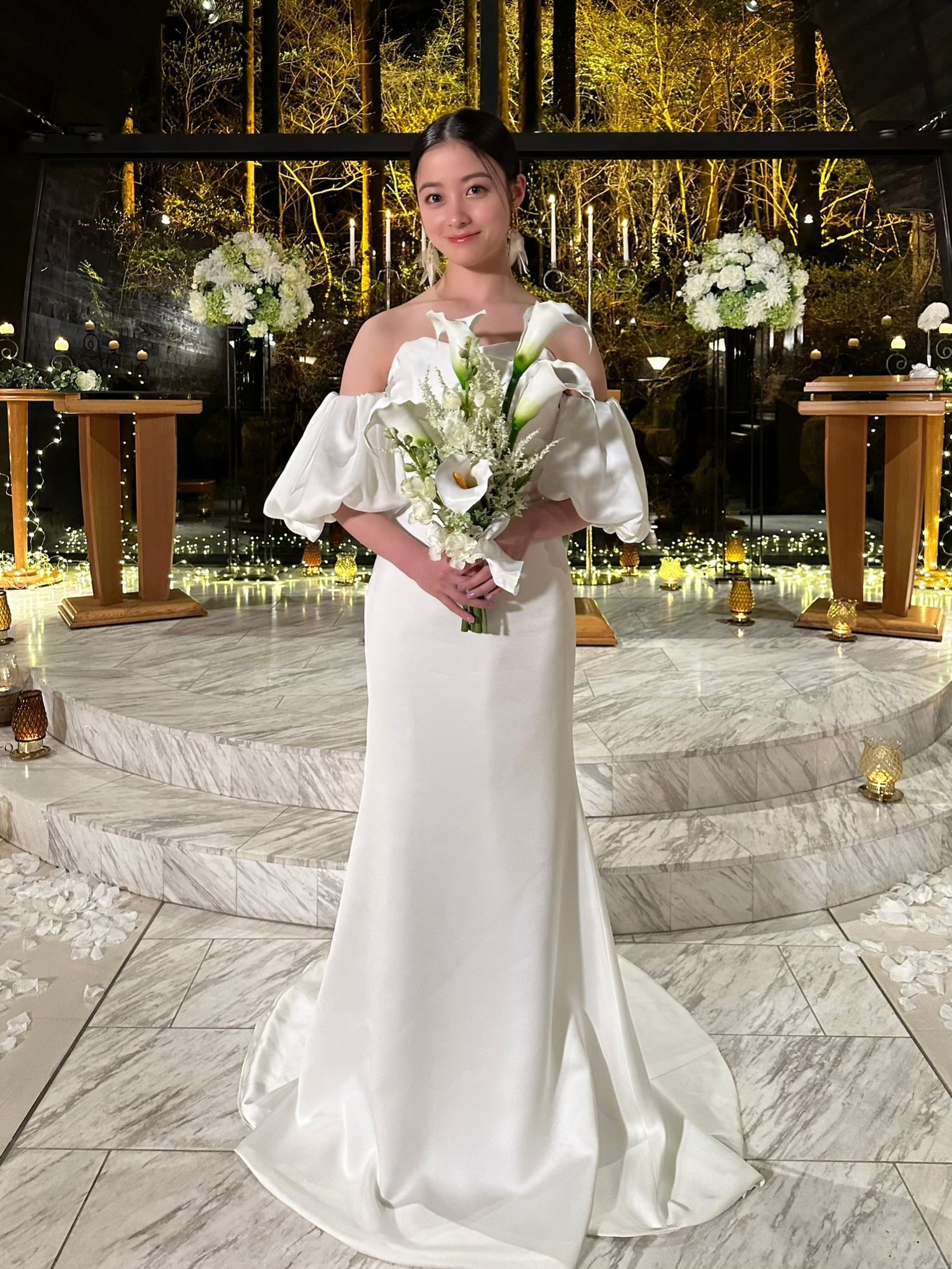 ワタナベウェディング ボレロ ワタベウェディング ウエディングドレス