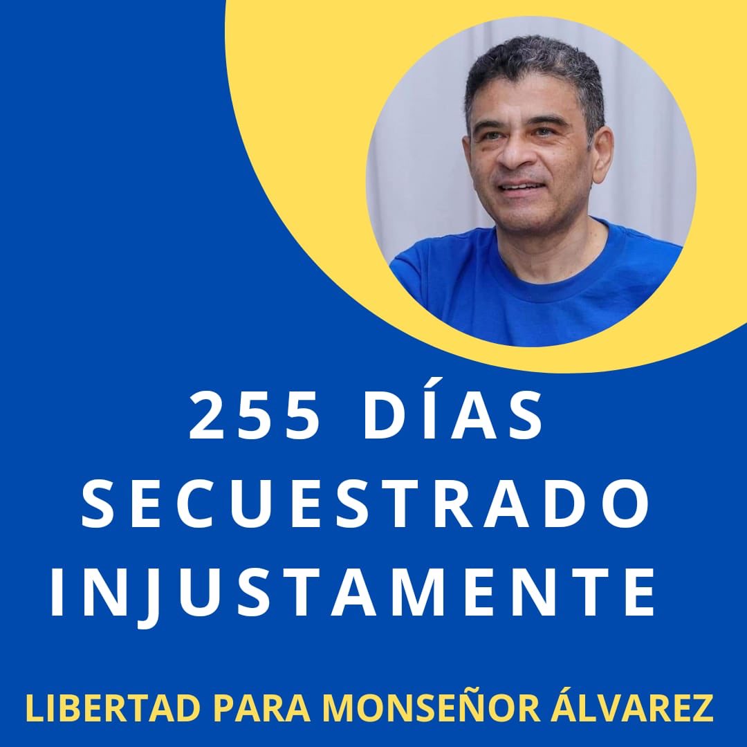 MedardoMairena's tweet photo. Libertad a @DiocesisdeMat 
Libertad a todos los presos políticos. https://t.co/HOVfA12slY