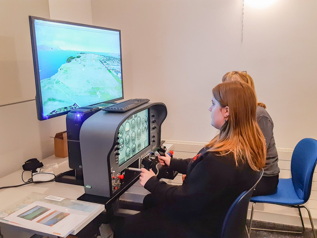 Our Thurso Newton Room has successfully launched our newest module....Up in the Air with Numbers. This gives pupils the opportunity of getting hands-on with our flight simulators - exciting stuff!! #STEMNorth #STEMHighland #NewtonRoom bit.ly/3p2Y0vY