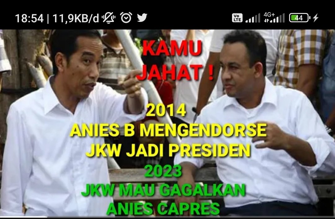 Rur0un1KingTuk's tweet photo. Di tahun 2014 @aniesbaswedan  mati Matian mengendors pak Jokowi .
Di tahun 2023 pak Jokowi mati matian mau menggagalkan Anies presiden. 

Betapa culasnya pak lurah ini. 
😪😪😭
https://t.co/FzDooQonpO https://t.co/l11YacxbXM