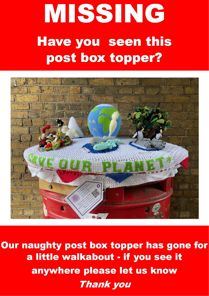 Please keep your eyes peeled &amp; retweet this post - we would love to get our topper back.
Thank you