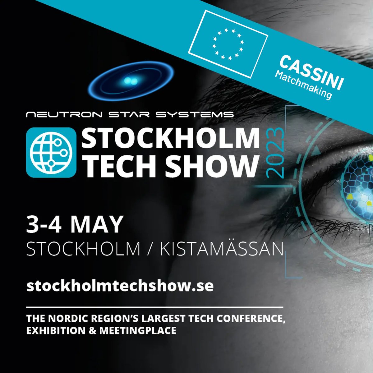 We are pitching! Join our pitch at the Stockholm Tech Show at 11:30 in area E6 where we will participate in the CASSINI Matchmaking event as an EU beneficiary! We’re looking forward to seeing you there!