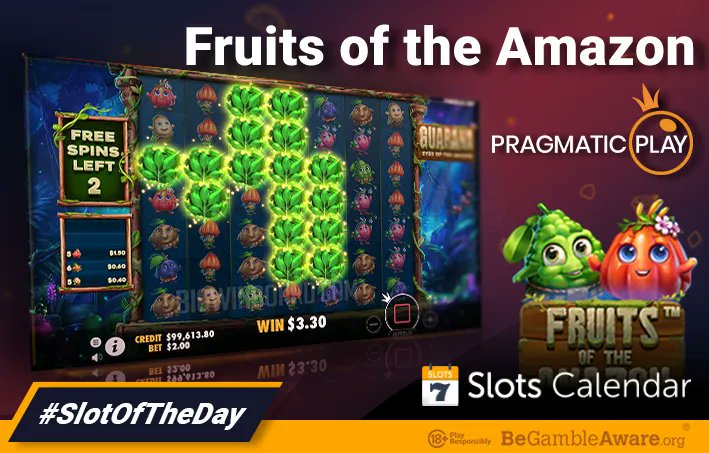 🥥 Play Fruits of the Amazon from Pragmatic Play for the juiciest prizes and then claim 100 Free Spins No Deposit Sign Up Bonus from Pokerstars Casino to play more fruit slots for free! 🍇 