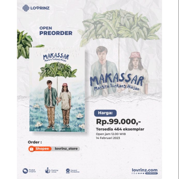 bowedeverything's tweet photo. rekomendasi buku-buku dari LovRinz publisher
1. titik nadir by Windy Joana
https://t.co/76OQGxmH1D
2. Makassar, mantra tentang hujan
https://t.co/Woolam6xEG
3. Bumi dan narasi
https://t.co/H4NDyQNBkU
4. Teratai
https://t.co/6i4NhULnnW https://t.co/M7wAlmE3JD