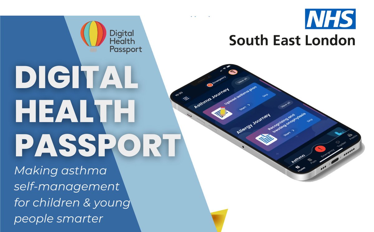 Today, to mark #WorldAsthmaDay, NHS South East London launches the Digital Health Passport, the one app for all children and young people’s asthma needs.

Read more: selondonics.org/making-young-p…

<a href="/lambeth_council/">Lambeth Council</a> @LeapLambeth <a href="/HWLambeth/">Healthwatch Lambeth</a> <a href="/hf_cc/">North Lambeth Better Start Area</a> <a href="/LSPLambeth/">Lambeth Schools Partnership</a>
