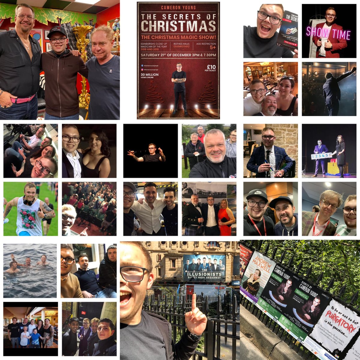 2019 was one of my fav years of my life ❤️
.
#busy #thescottishmagician #work #play #magictricks #stageshows #travel