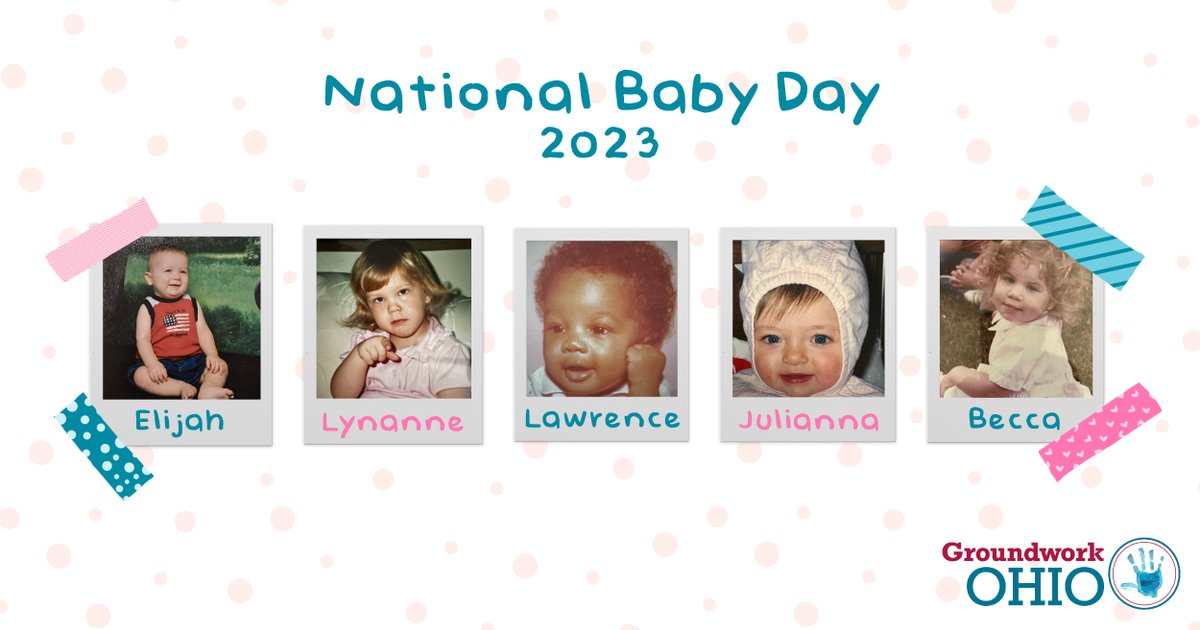 GroundworkOhio's tweet image. Did you know 90% of brain development happens from birth to age 5? On #NationalBabyDay, we’re sharing some of our staff’s sweet baby pictures AND the stark reality that Ohio babies are carrying the burden for the policies that are failing Ohio families. 
ow.ly/tCL150O6m8o