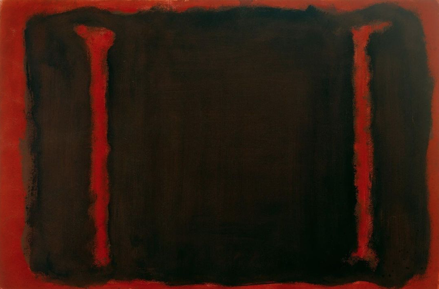 On View Now: Mark Rothko, Seagram Mural Study, 
c. 1958, Tempera on paper, 24 15/16"  x 38 1/16"  
© 2023 Kate Rothko Prizel and Christopher Rothko

 bit.ly/Rothko-Scott