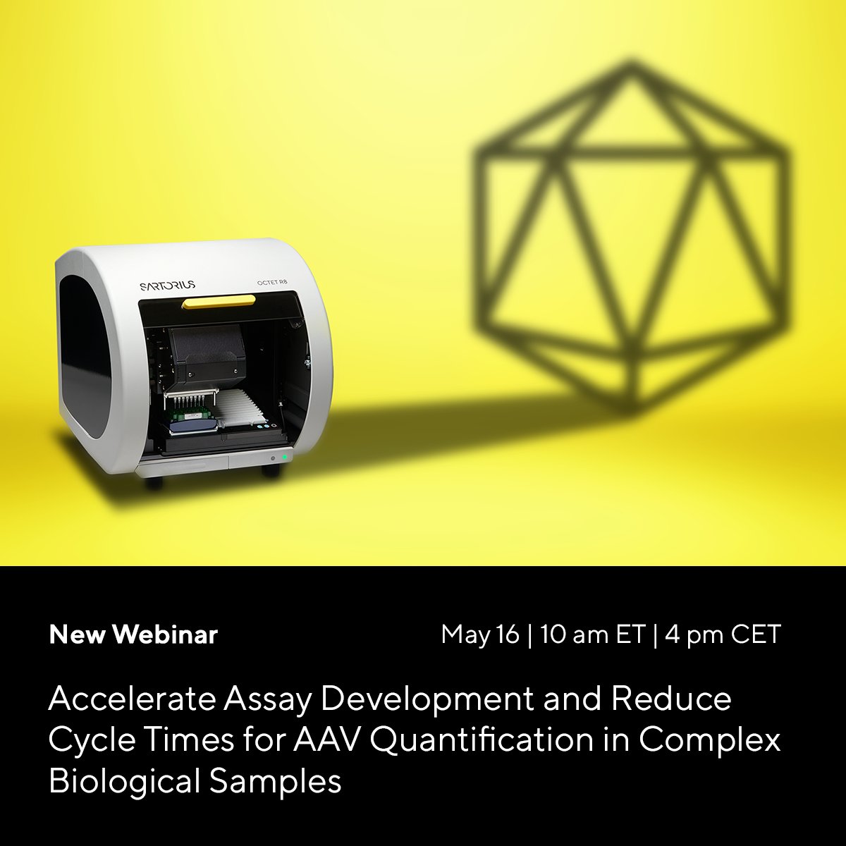 SartoriusGlobal's tweet photo. This #webinar @ExcellGene will discuss a rapid & routine method for the assessment of #titers & quality of #AAV #ViralParticles at various stages in manufacturing. Emphasizing the critical role of easy #assay development: https://t.co/0siIWkhNRd
#OctetBLI #adenoassociatedvirus https://t.co/C3OOyc4PhZ