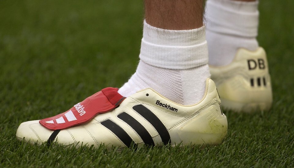 Footballtweet's tweet photo. Which is your favourite David Beckham Predator Mania boot? 🤔 https://t.co/KAoOEunXtP