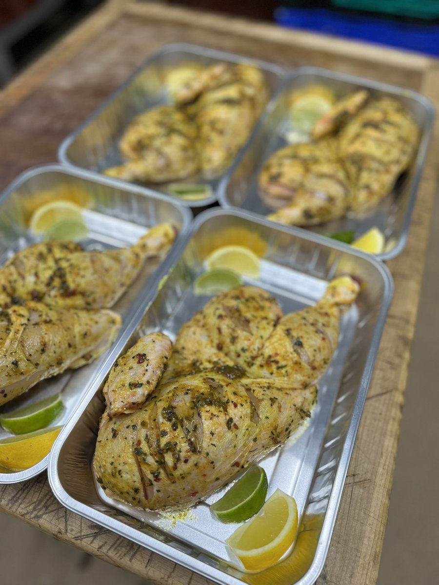 New product hitting the window this week:

Citrus twist half Chickens 
Only £6 each 
Perfect on the Barbie 🔥

#bbqseason #newproduct #buckinghams #westmeon #petersfield #hampshire