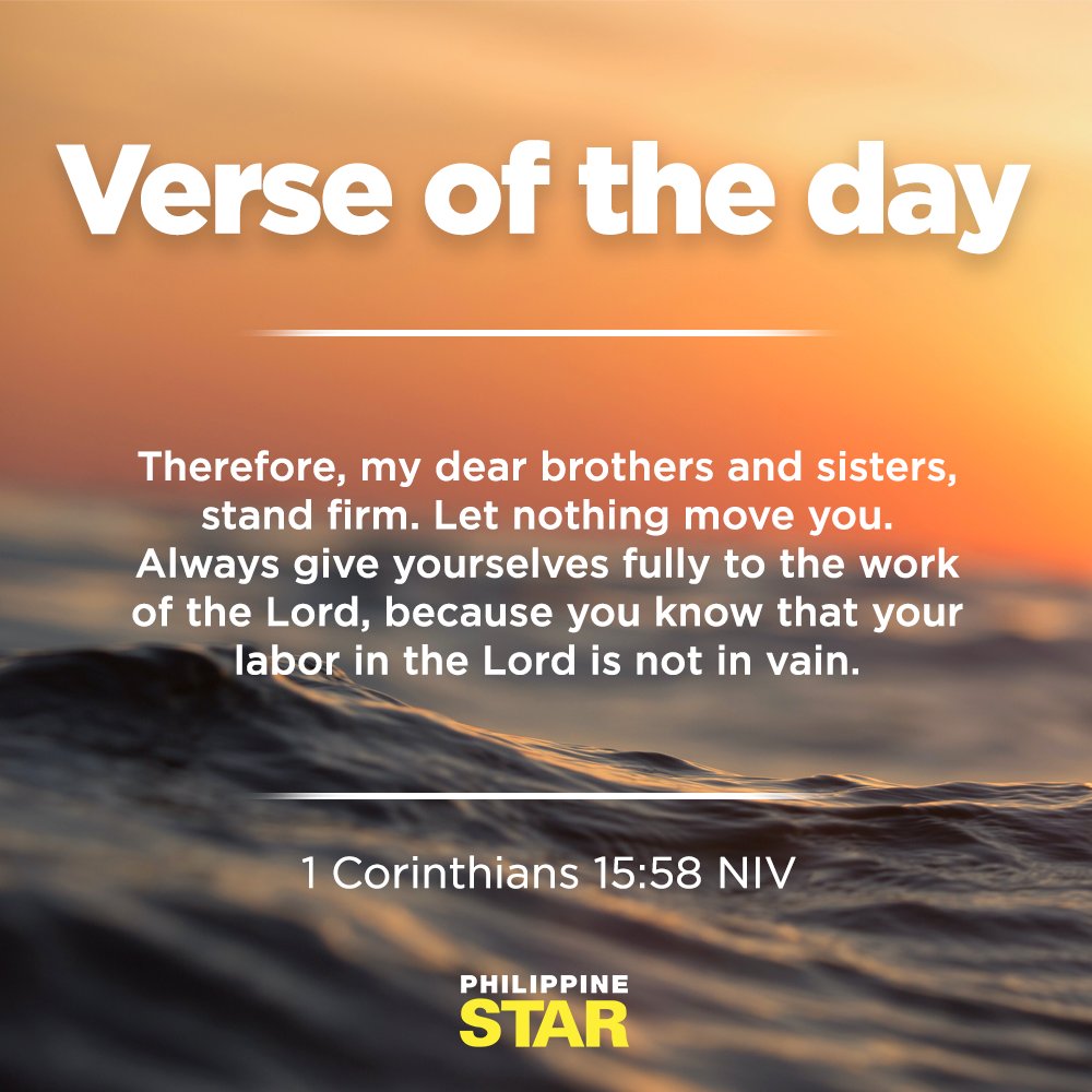 The Philippine Star On Twitter VERSE OF THE DAY Therefore My Dear the-philippine-star-on-twitter-verse-of-the-day-therefore-my-dear