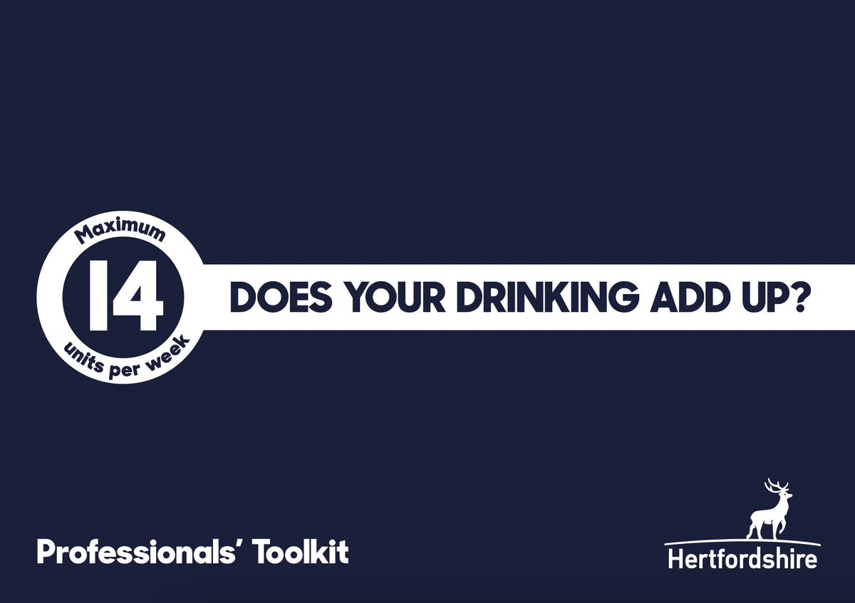 Did you know? 74% of over 50s don't know the NHS recommended max weekly alcohol units. We can help them improve health/ wellbeing by thinking about their habits and healthier alternatives. Find out how to drink less and get more out of life: bitly.ws/DuSP @hertscc