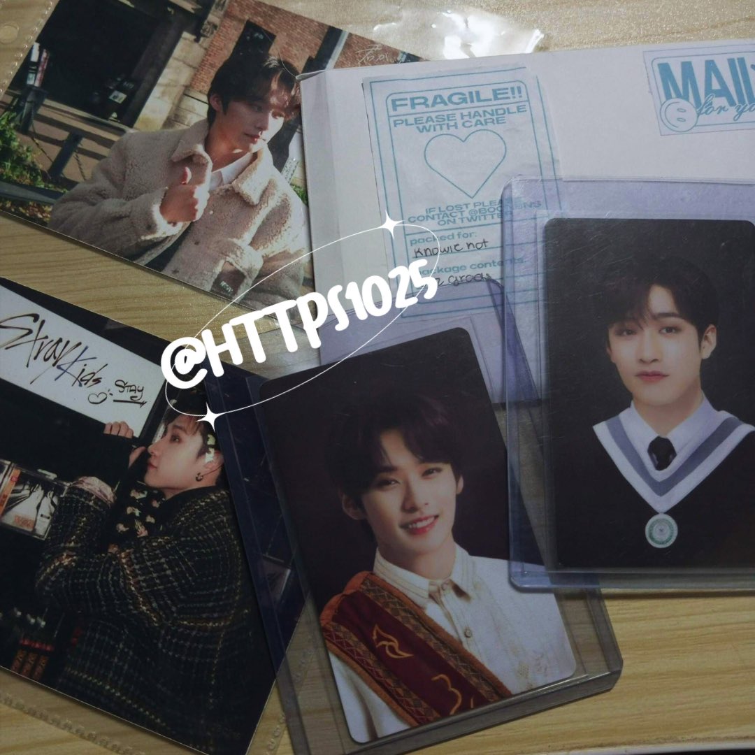 https1025's tweet photo. 〔🪴:: #https1025mail 〕
〔💌:: #boonproofs @boonbns〕
my favorite sparks minchan grad pcs came home! Thank you po for the smooth transaction and packing them safely 🤍 https://t.co/cuBlWLtZbx