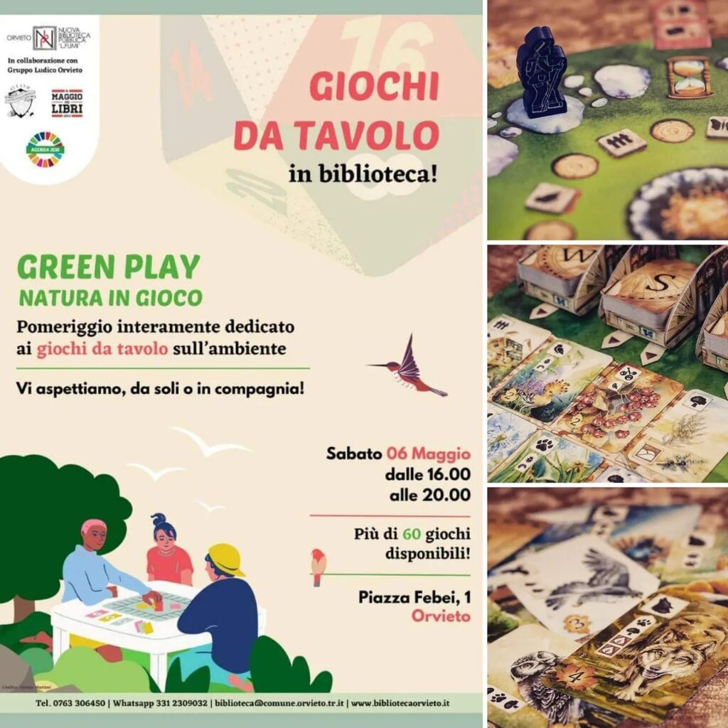 ppc82's tweet photo. Secondo appuntamento con i #GiochiDaTavolo  presso la Nuova Biblioteca Pubblica "L. Fumi" di #Orvieto

Tra i giochi pronti per essere intavolati ci sarà

#Meadow
di #KlemensKalicki

un gioco sulla natura e sul piacere della scoperta dei segreti che ci ri… https://t.co/73boVAvfRY https://t.co/6w3oWi5mdF