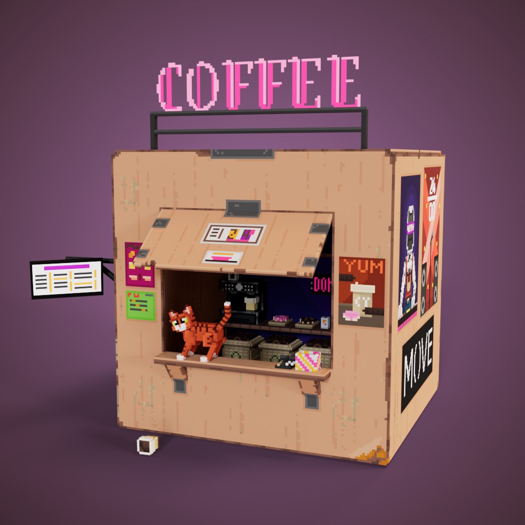 bron_ilves's tweet photo. “Coffee box with a Cat “
Legendary asset for sale, only 5 copies available 🛍️

Check it at #TheSandbox:

https://t.co/cFvNtnzPvH

#voxelart #NFT #metaverse https://t.co/jJ8U6JYTUx