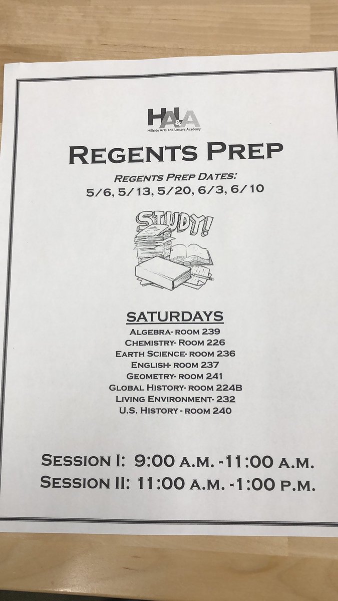 Mr_Aily's tweet photo. It’s that time of year!!!!! First Saturday regents prep is this Saturday! https://t.co/4kyITIzYP7