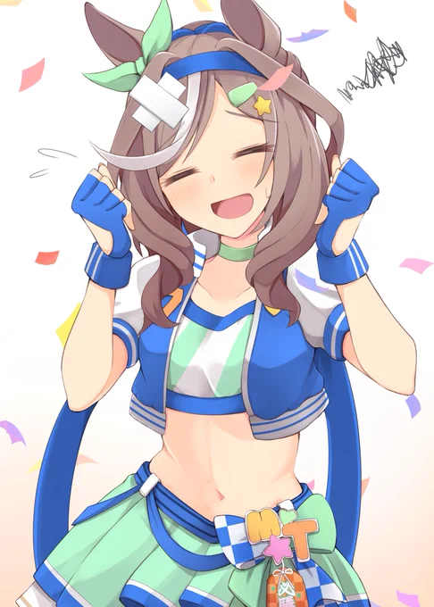 新衣装マチタン。めっちゃ可愛い。 #ウマ娘  #マチカネタンホイザ