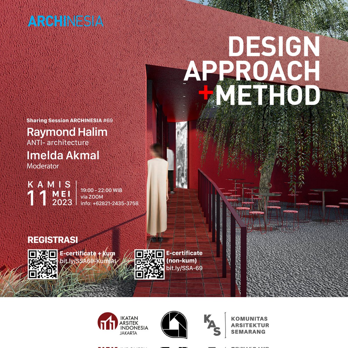 ARCHINESIA's tweet photo. SAVE THE DATE!
#archinesia #sharingsessionarchinesia #iaawstudio #imajibooks #webinararsitektur #designapproachandmethod #designapproach #designmethod #pendekatandesain #metodedesain #arsitektur #arsitekindonesia #raymondhalim #anti #antiarchitecture https://t.co/2LtDPBNHLS