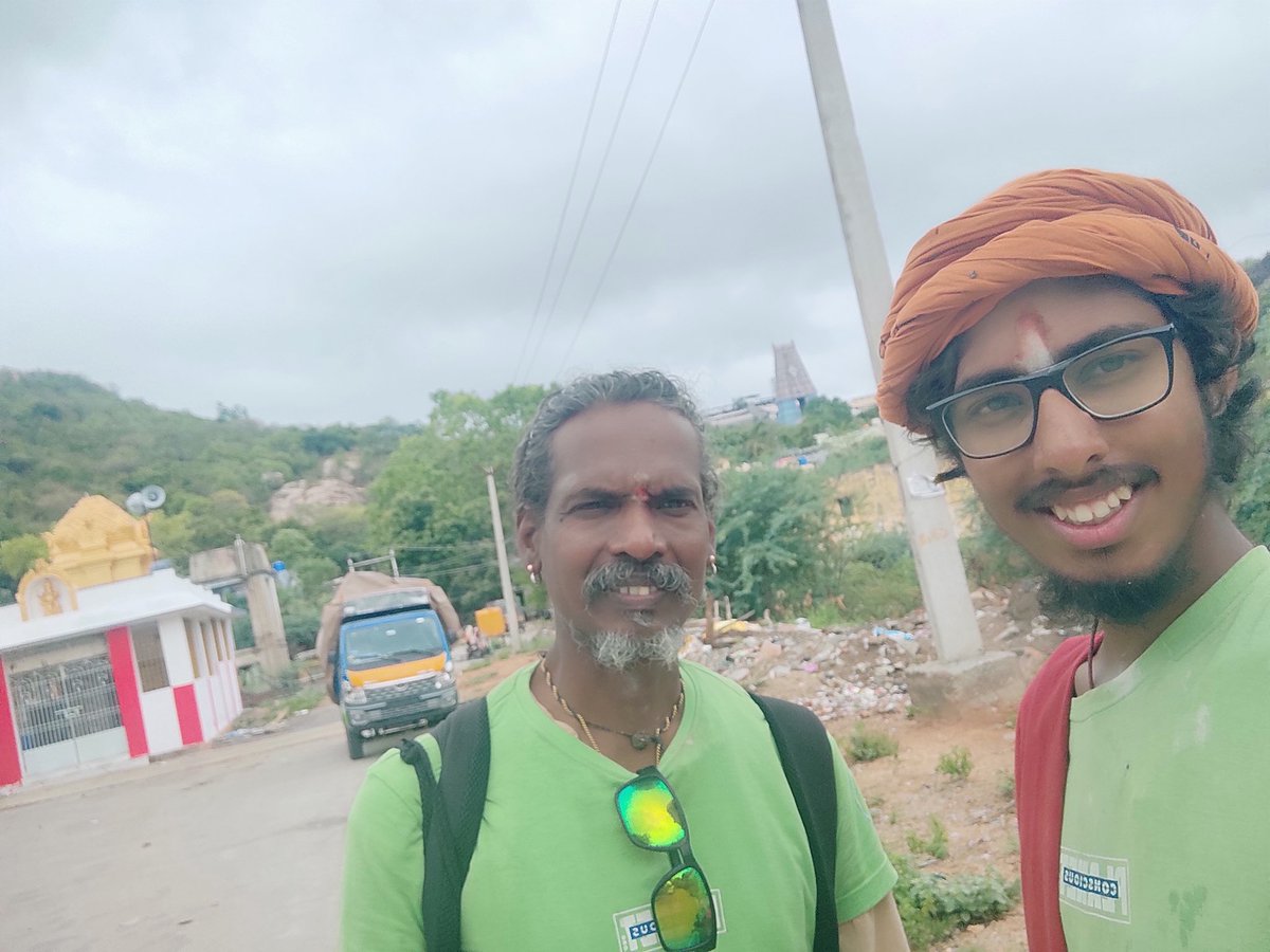 'Grateful for the wonderful company of Srinivasan Anna on my journey over the last few days! 👣🚶‍♂️His kindness, support, and wisdom have made the journey even more memorable. Thank you for walking with me and being a part of this #SaveSoil 🌟 
#WalkTogether 🌍👣'
@cpsavesoil