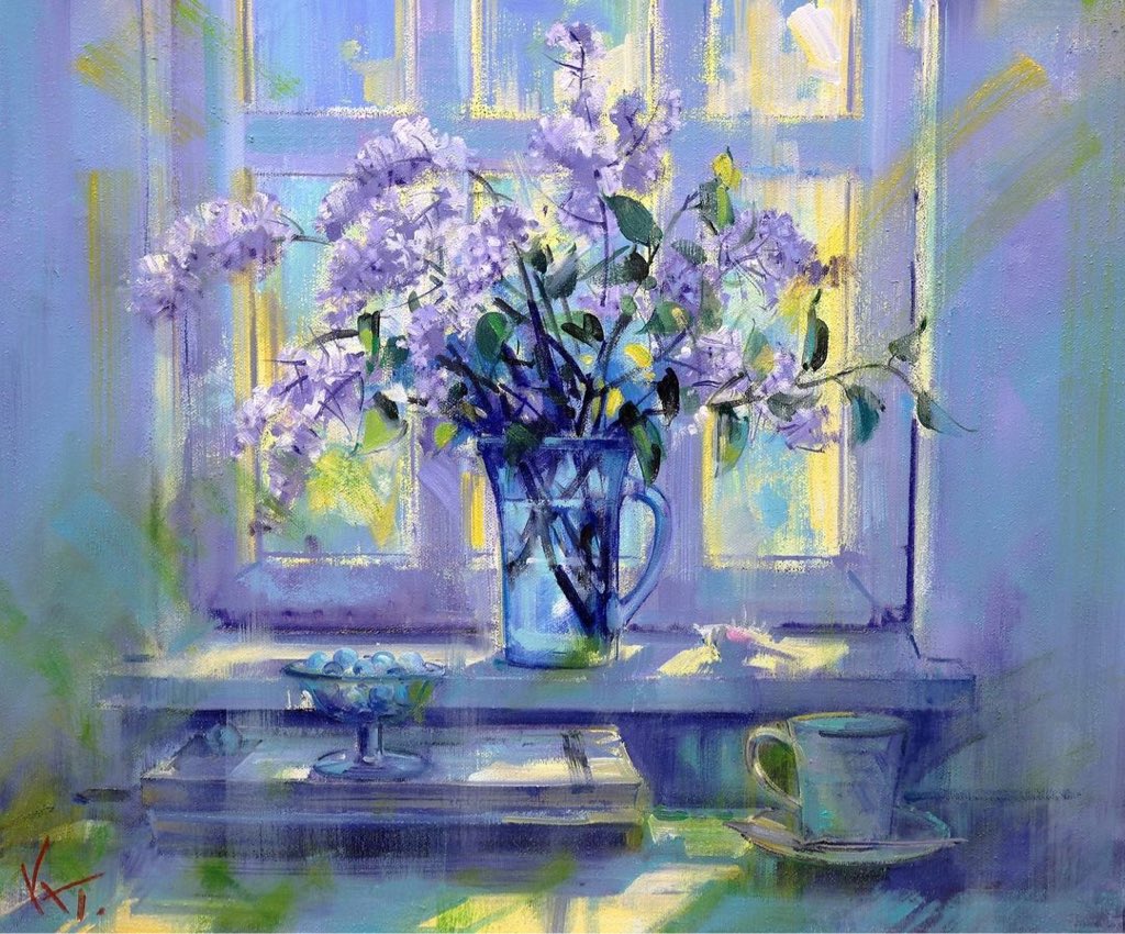 EyauukArt's tweet photo. .
“Lilac on the Windowsill”
By Kiyoshi Tanaka
#floral https://t.co/A3tCJaXx9v