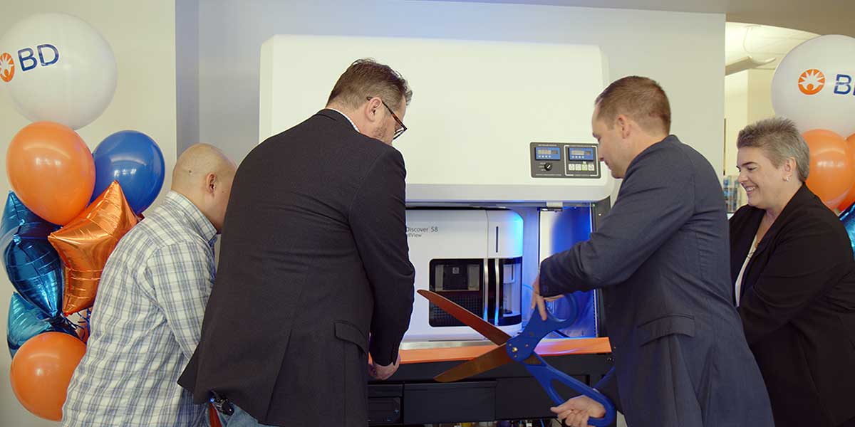 BDBiosciences's tweet photo. BD and Baylor College Medicine have partnered to create a Center  for the BD FACSDiscover™ S8 Cell Sorter with BD CellView™ Image Technology and BD SpectralFX™ Technology. Contact your BD representative to see how to take it for a test drive.

#CellSorter #CellView #SpectralFX https://t.co/DLB3xDXoyc