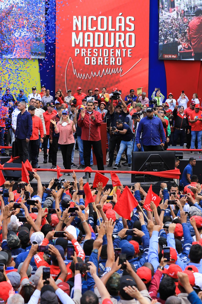 #2May| 🇻🇪 📢 ¡ETIQUETA DEL DÍA! ▶️ 

#TrabajadoresConMaduro 

¡Leales, siempre!