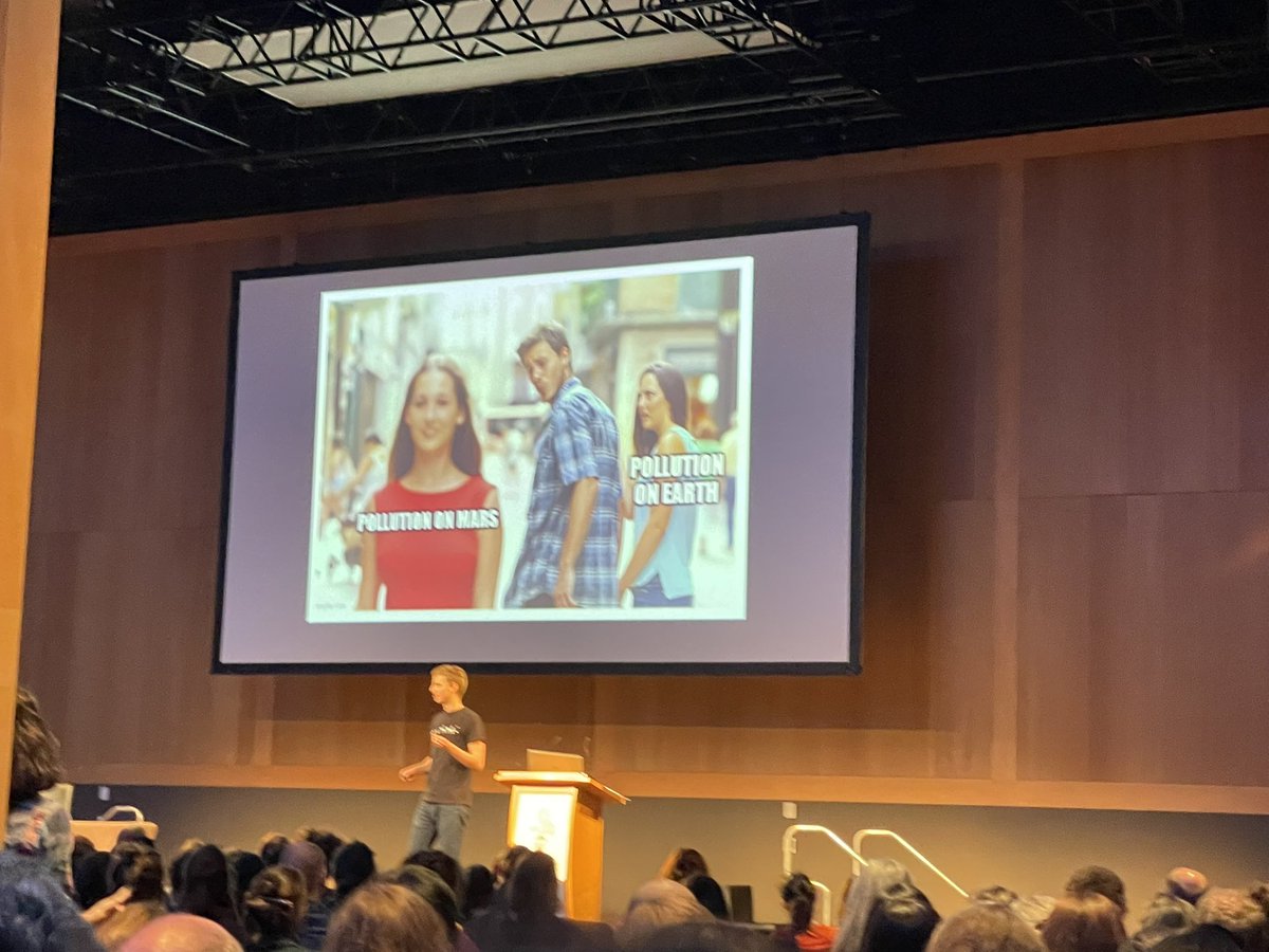 DIlyaskina's tweet photo. @John_D_Hader gave amazing talk about pollution on Mars! 

SETAC Science slam was super fun ✨
@SETAC_world 
#SETAC2023 #SETACDublin https://t.co/rtf4ymYufW