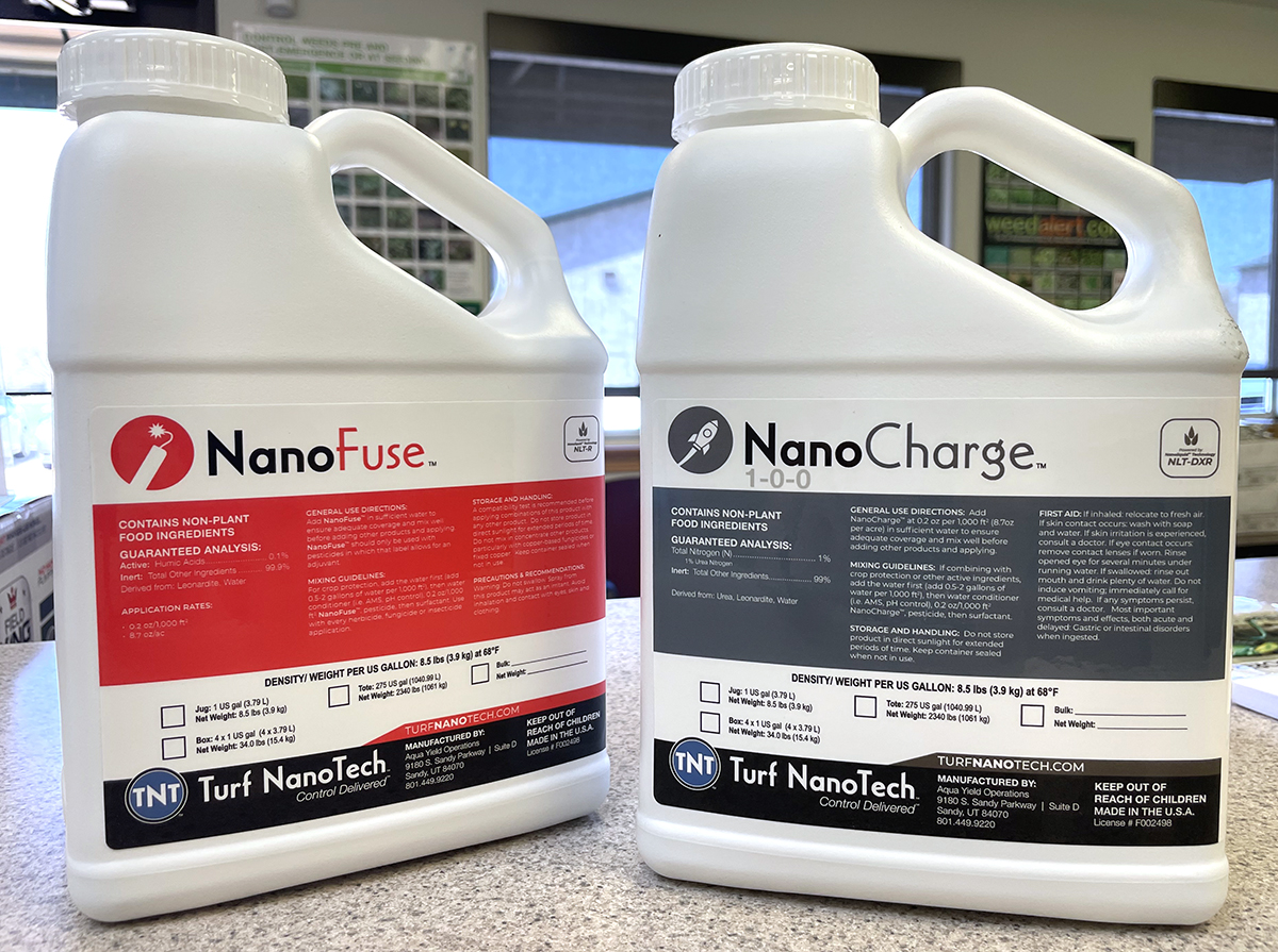 DKProducts1's tweet photo. D &amp; K EXCLUSIVE: Nanotechnology! NanoFuse &amp; NanoCharge use nanoparticles to improve plant uptake of liquid fertilizers and chemistries. NanoTech protects molecules from environmental losses, delivering them to the plant at a cellular level. It's ultimate control of your sprays. https://t.co/lWwS2C0XXJ